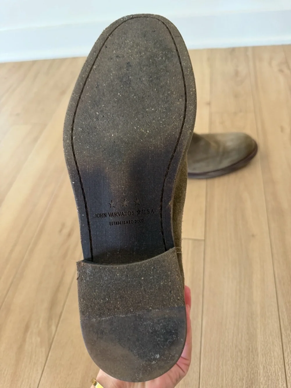 John Varvatos chelsea boots